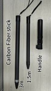 For Insta360 X5 X4 X3 Carbon Fiber Invisible Selfie Stick 1.5m 3m Bullet Time Bundle Tripod Handle for Insta 360 Accessories