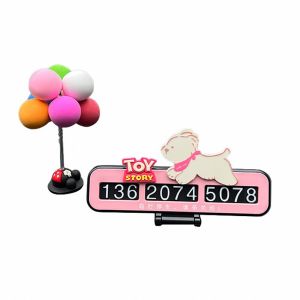 XINZHIXING | Cute Car Phone Number Plate for Temporary Parking
