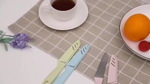 FASHION มีด มีดปอกผลไม้ มีดเล็ก มีสแตนเลส มีดหั่น มีดทำครัว มีดพกพา มีดหลากสี Fruit Knife