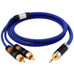YYTCG | AUX 3.5mm to Dual RCA Audio Splitter Cable