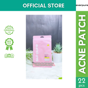 EVERPURE Sul-pure Invisible Acne Patch 0.15 mm 22 Patches | Ultra Tipis Serap Jerawat Lebih Cepat