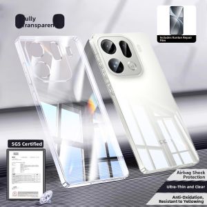 PASIMI | Transparent Ultra-Thin Heat-Dissipating Full-Cover Phone Case for OPPO Find X9 Pro