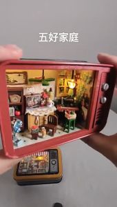 DIY Miniature House Room Kit 3D - Miniatur Rumah Rumahan Boneka Rakit Ruangan Mini Dollhouse Vintage