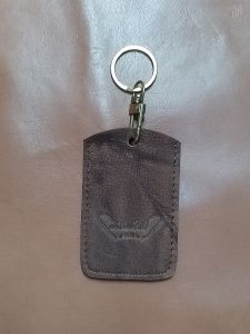 Original Design Top Layer Cowhide Leather Key Card Holder Rectangle Shape Mens Womens 2025 New Style Accessory NiuBroPiShi