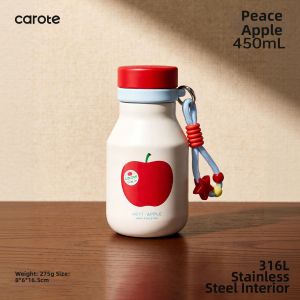 CAROTE | Cute and Portable Insulated Cup with Straw