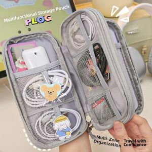 Charging Bank Data Cable Storage Bag