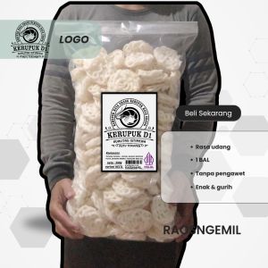 KERUPUK 1 BAL RASA UDANG MAWAR PUTIH MATANG#kerupukrafael#kerupukseblak