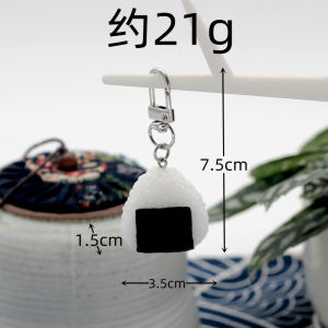 Artificial Food Japanese Salmon Sushi Kimbap Group Creative Gift Handbag Pendant Keychain