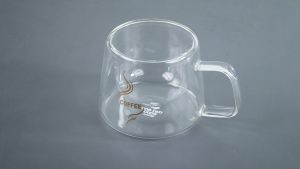 Gelas Cangkir Kopi Anti Panas Double-Wall Glass Dome Series 170ml