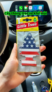 Lá thơm Little Trees treo xe ô tô lá thông thơm mùi tủ quần áo và phòng ngủ