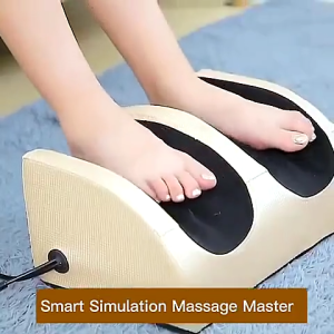 Brett-Electric Foot Heating Leg Relax Massager Acupoint Machine Remote Control Foot Care Massage Machine
