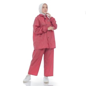 JAS HUJAN DEWASA POLOS STELAN CELANA UNTUK PRIA DAN WANITA RAINCOAT ANTI REMBES
