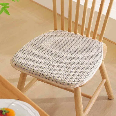 Summer Breathable Sponge Seat Cushion Office Chair Dining Table Chair Mat Horse Hoof Shaped Anti Slip Modern Simple Style