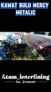 ±100pcs Kawat Bulu Mercy Metalik | Pipe Cleaner Flower Art Craft DIY | Stik Pipa Batang Bulu Mercy