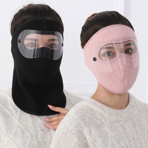 หน้ากากปิดหน้าสำหรับปั่นจักรยานในฤดูหนาว ผ้าฟลีซระบายอากาศ ป้องกันลมและให้ความอบอุ่น เหมาะสำหรับขี่มอเตอร์ไซค์และปั่นจักรยาน