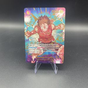 Bandai | OPCG vol.2 DIY Self-made Game Card Roger Luffy Shanks Ace Buggy Gold Printing Process Matte Paper Texture Collectible Card Gift