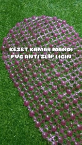 (BISA COD)KESET KAMAR MANDI KAKI WC DAPUR KESET PVC KESET TOILET ANTI SLIP LICIN SUCTION CUP