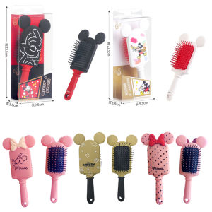 Cartoon Mickey Mouse Air Cushion Comb Salon Hair Care Styling Tool Anti Tangle Anti-Static Hairbrush Head Comb Hairdressing