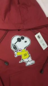 Hoodie Jumper Anak Laki-Laki Perempuan Motif Snopii Umur 2 - 12 Tahun Jaket Fleece Anak Lucu