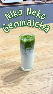 Repack 100gm Niko Neko Yuri Matcha/ Mokuren Genmaicha / Houjicha Powder - HALAL CERTIFIED