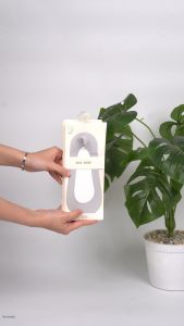 Tất nữ đi giày búp bê Mr.Socks cao cấp có đệm cao su chống tuột gót chất liệu cotton thoáng khí khử mùi - PO-BUPBE-LUA-3009-1DOI