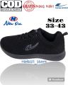 Sepatu Sekolah Merek New Era Hitam Polos All Black. 