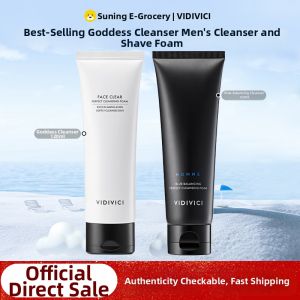 VidiVici Mens Facial Cleanser Amino Acid Deep Cleansing Oil Control Moisturizing Dual Use Face Wash Korean Beauty Skincare
