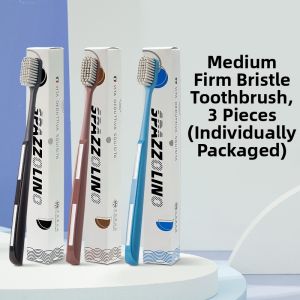 XIAONIULIXIANJI | Tooth Stain Removal Strong Cleaning Power Medium Hard Bristle Toothbrush