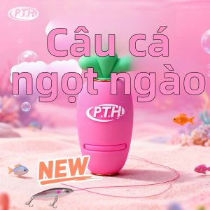 P.T.H. STUDIO | Núm Quay Máy Câu Cá Silicone Nhẹ