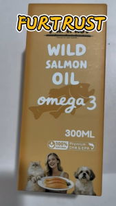 Furtrust 100% Wild Salmon Fish Oil with Omega 3 for Dogs & Cats for Skin and Hair & Immune System