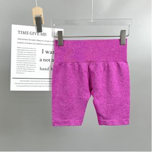 High-Waist Fitness Running Shorts Womens Butt-Lifting Breathable Quick-Dry Three-Quarter Length Sporty Casual Yoga Pants