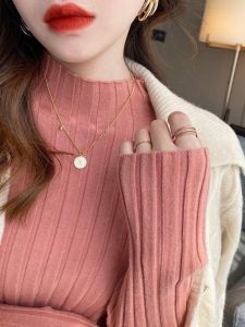Fitted Knit Sweater Top Pullover