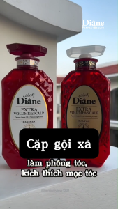 Dầu xả làm phồng tóc dành cho tóc mỏng thưa tóc xẹp Moist Diane Extra Volume & Scalp 450ml