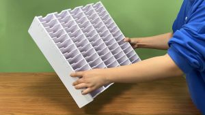 Sanfurney 75 Slots Ink Pad Storage Holder Stamp Pad Organizer Fit for Ranger or TSUKINEKO Ink Pads Diamond Painting Tray Rack for Craft Supply