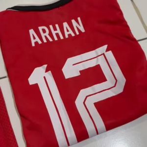 bisa cod setelan bola singlet terlengkap baju sepakbola termurah berkualitas set kaos futsal laki terbaru arhan