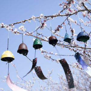 Retro Nostalgia เหล็กหล่อ Wind Chimes สําหรับตั้งแคมป์กลางแจ้งและตกแต่งระเบียง Shan Ye Feng Ling สไตล์จีนและญี่ปุ่น