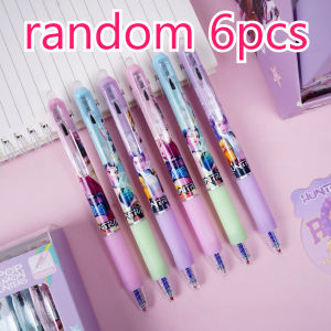 Bandai | Anime Girls Lumi Mila Zoi Witch Hunter Erasable Gel Pens Press Retractable Black Blue Ink School Stationery Gifts for Students