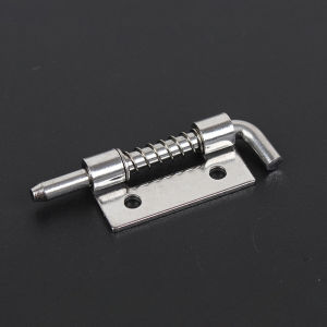 Makery【Ready in Stock】 304 Stainless Steel Loaded Hinge Spring Bolt Barrel Latch Hardware for Cabinet Door