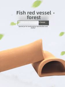 Gold Beard Fish Breeding House Hideaway Tank for Large Sailfish And Alien Fish Ceramic Breeding Cage Pet Aquarium Decoration