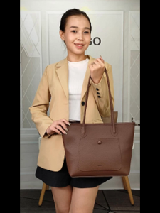 Túi xách nữ công sở nhiều ngăn tiện lợi túi đựng tài liệu A4 đi dạy IDIGO FB2 - 5065