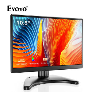 Eyoyo Small Monitor 10.5inch FHD 1920x1280P Laptop Monitor 100% sRGB 3:2 IPS Computer Display Small Portable Monitor for PC PS4 Xbox Raspberry Pi Gaming TV