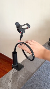 Flexible Gooseneck Cell Phone Mount Adjustable Arm Phone Holder Clamp for Bed Desk Use