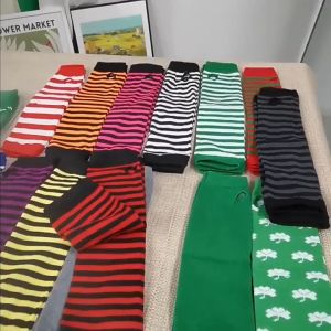 Women Long Fingerless Gloves Arm Warmers Knit Thumbhole Stretchy Long Arm Sleeves Knitted Elbow Length Gloves Gothic Thumb Hole Gloves