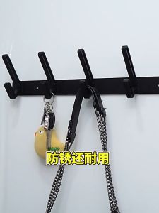 YissTiee เสื้อแบบไม่ต้องเจาะ/แบบเจาะ ตะขอห้องน้ำและห้องครัว ตะขอติดผนัง ตะขอแข็งแรง ตะขอห้อยกระเป๋ากุญแจ ตะขอไร้ร่อย