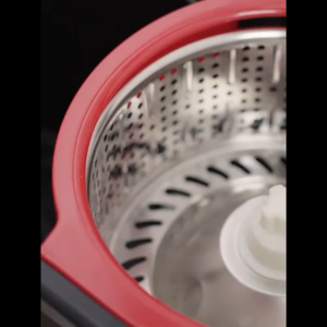 JOVNO Mop with Spinner and Bucket 360° dual-drive flat rotating mop for floor cleaning wet and dry