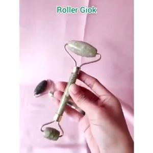 Alat Pijat Wajah Batu Giok danROLLER Face Batu Hijau