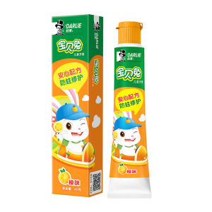 Darlie | Baby Rabbit Orange Childrens Toothpaste Calcium + Fluoride Anti-Cavity Repair  Breath