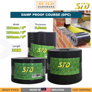STD 30m Damp Proof Course 4"/6"/9" Polyethylene Dampcourse DPC SIRIM 防潮膜 Bricklaying Conceal Flash Ikatan Batu Bata Damproof Course