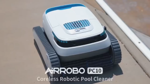 AIRROBO PC10 Cordless Robotic Pool Cleaner Wall Climbing Intelligent Route Planning Automatic Swimming Pool Vacuum Robot SG Ready Stock