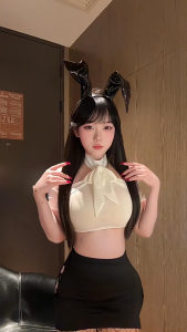 🫰🏻 Sweetie Store 🫰🏻 [ READY STOCK ] Women Lingerie Cosplay OL Style Nightwear White + Black
